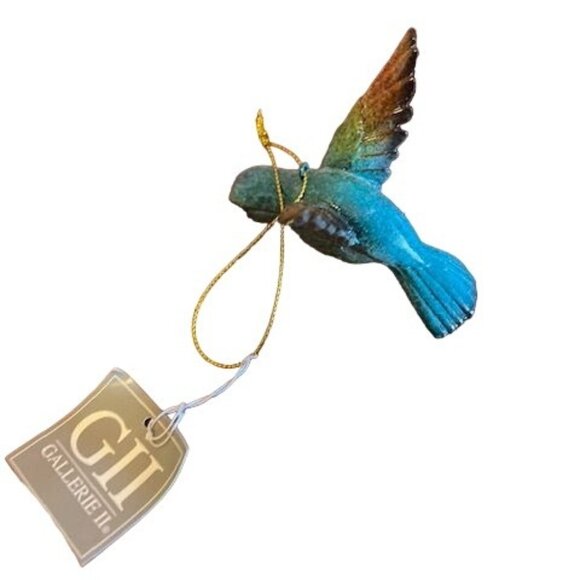 Handcrafted Gallery II Cardinal & Hummingbird Hanging Christmas Ornaments - Picture 4 of 7